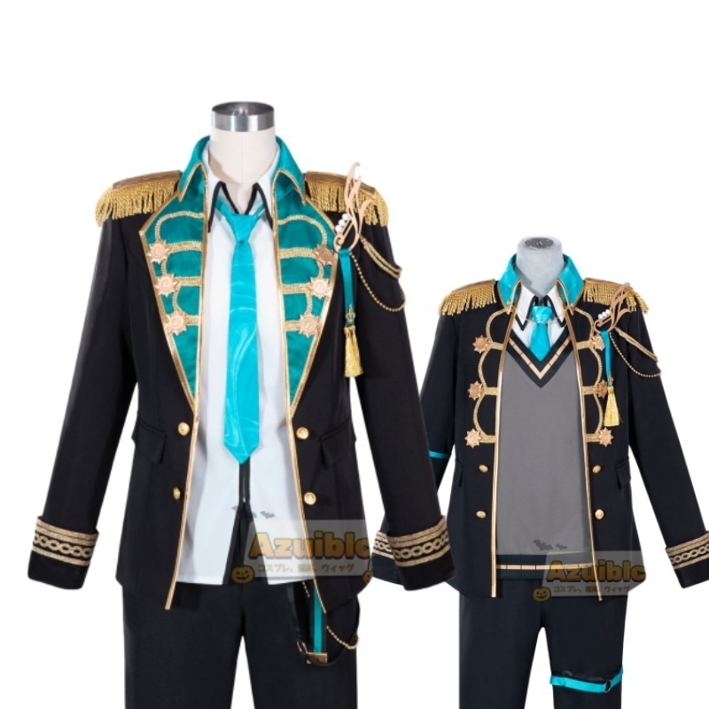 Azuiblc プロジェクトセカイ　青柳冬弥 Glance at Same Worldガチャ　煌めく記憶を辿って 東雲彰人 プロセカ Bond of memory　コスプレ衣装