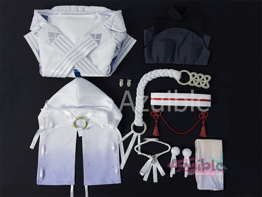 Azuiblc ゼンゼロ 月城柳 ハロウィン 同人衣装 コスチューム 和風 和洋折衷 白無垢 イベント ハロウィン