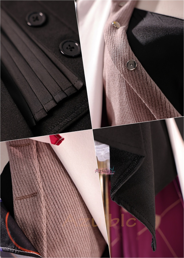 Azuiblc 崩壊スターレイル 虚照 コスプレ衣装 帽子付 すてら コスチューム 二相楽園 イベント