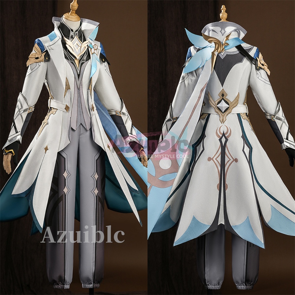 Azuiblc 原神 空・蛍 新たなる天地 コスプレ衣装 仮装 発光可能 イベント 舞台服 3d樹脂パーツ