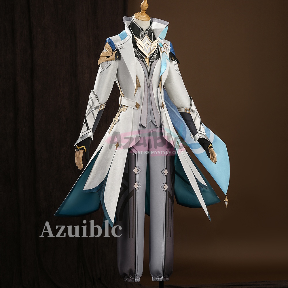 Azuiblc 原神 空・蛍 新たなる天地 コスプレ衣装 仮装 発光可能 イベント 舞台服 3d樹脂パーツ