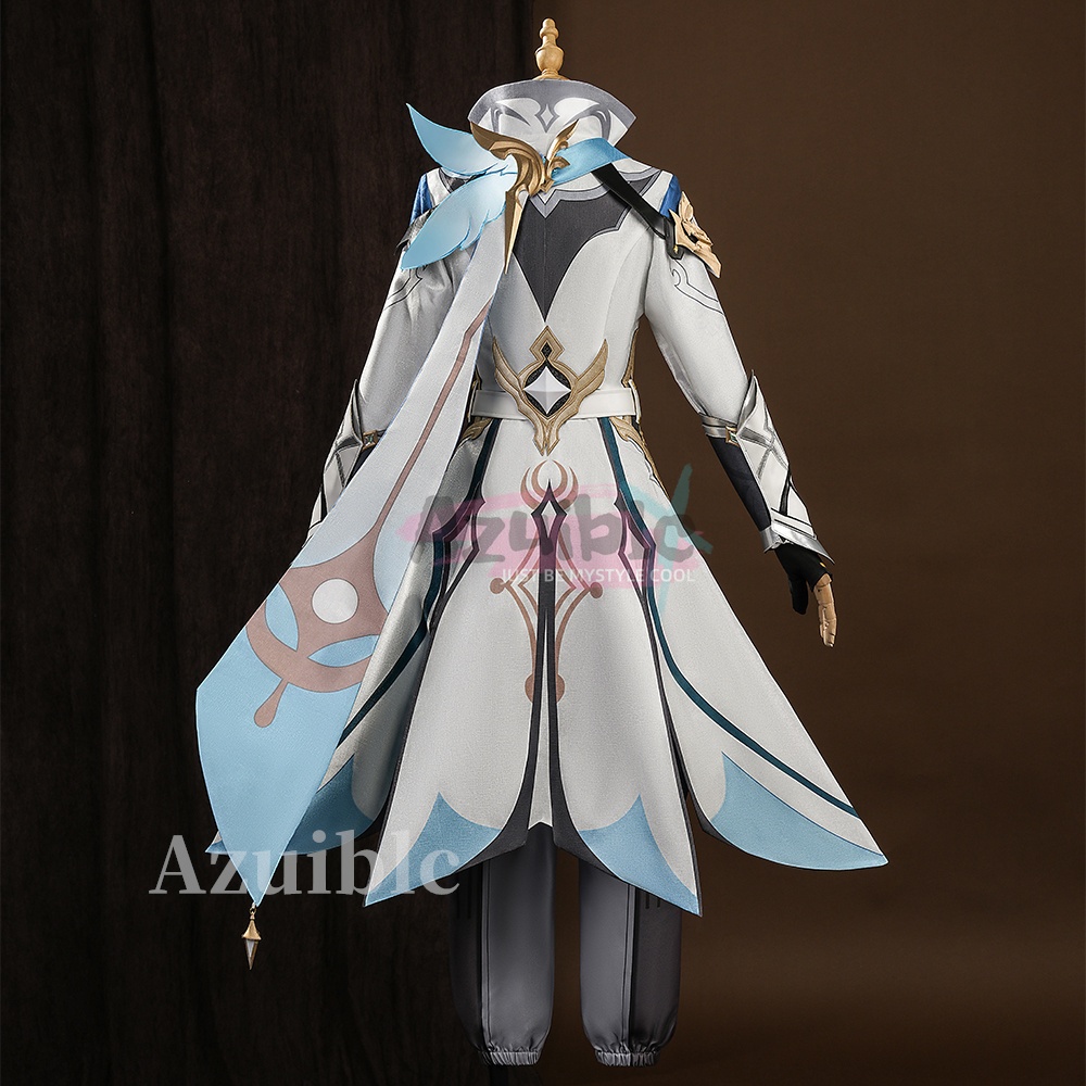 Azuiblc 原神 空・蛍 新たなる天地 コスプレ衣装 仮装 発光可能 イベント 舞台服 3d樹脂パーツ
