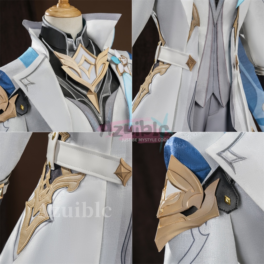 Azuiblc 原神 空・蛍 新たなる天地 コスプレ衣装 仮装 発光可能 イベント 舞台服 3d樹脂パーツ