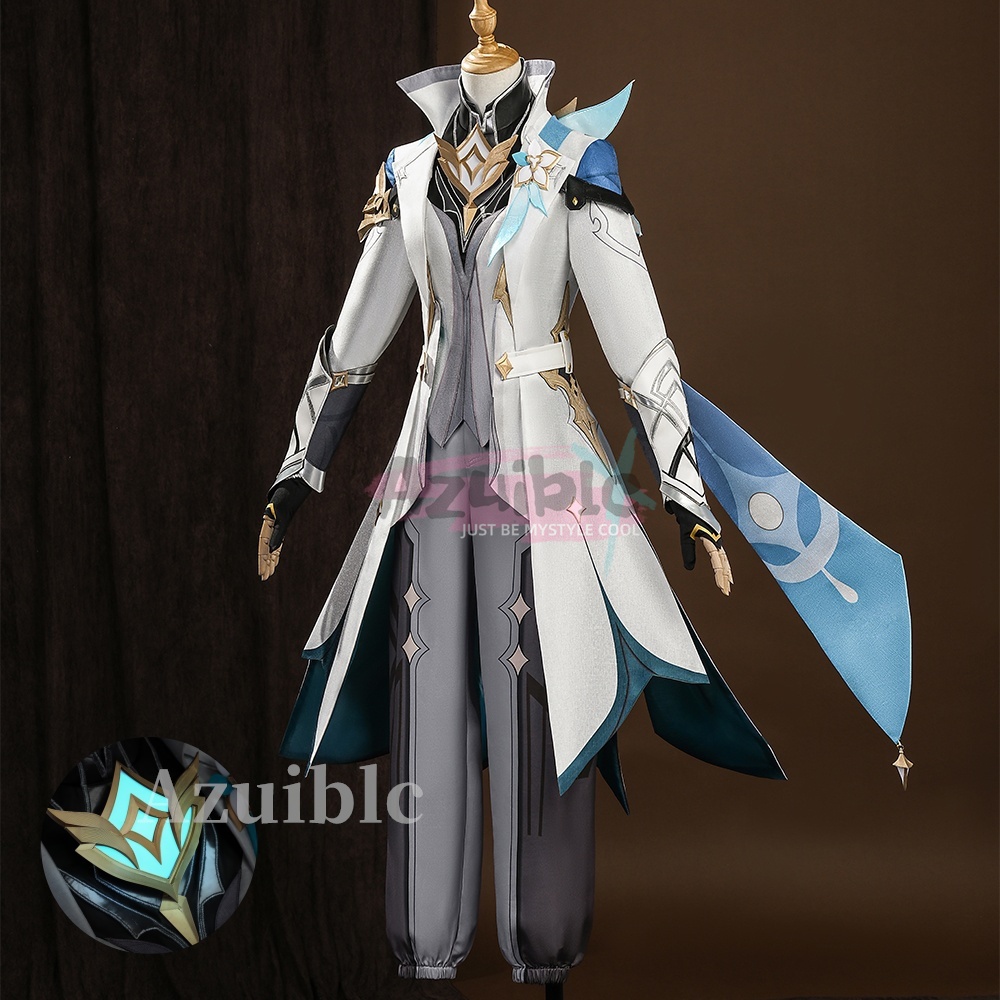 Azuiblc 原神 空・蛍 新たなる天地 コスプレ衣装 仮装 発光可能 イベント 舞台服 3d樹脂パーツ