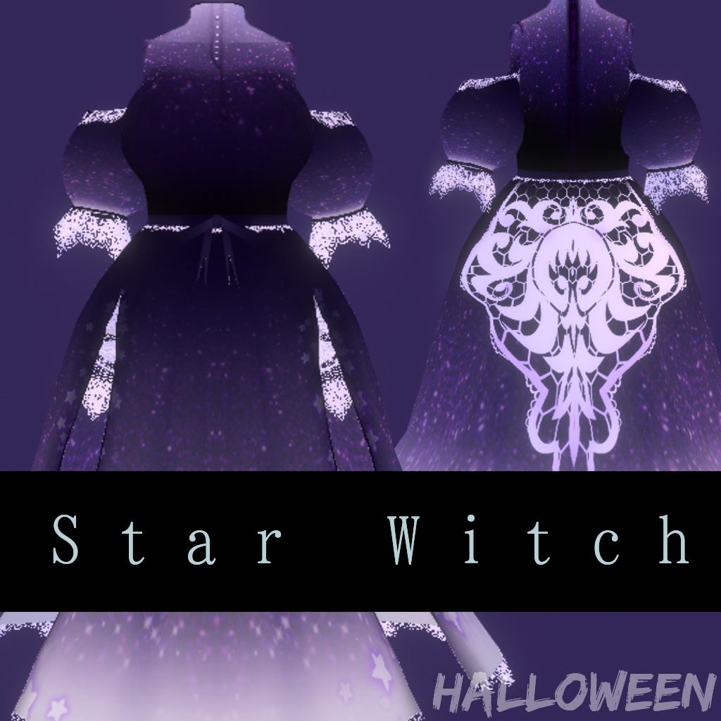 [Vroid] Star Witch Dress