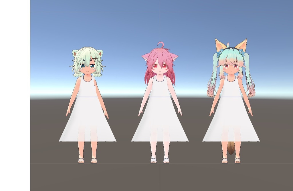 はてな商店アバター用サマーワンピース