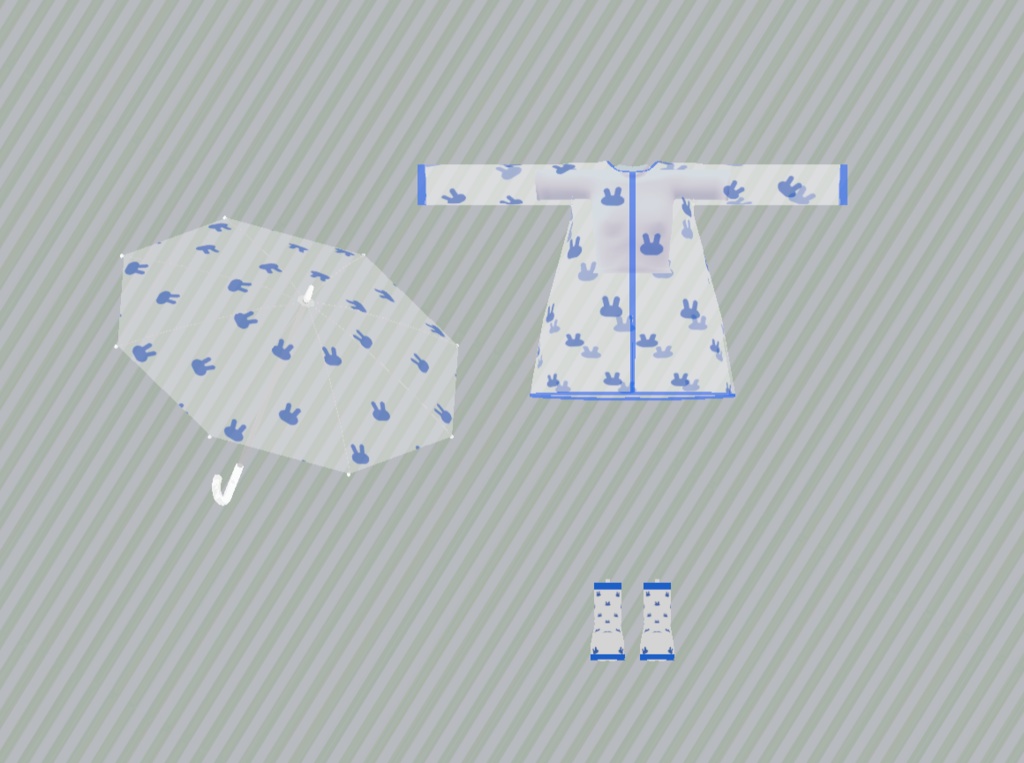 めいゆん専用 Urban Rabiit想定 レインウェアと半袖Tシャツ