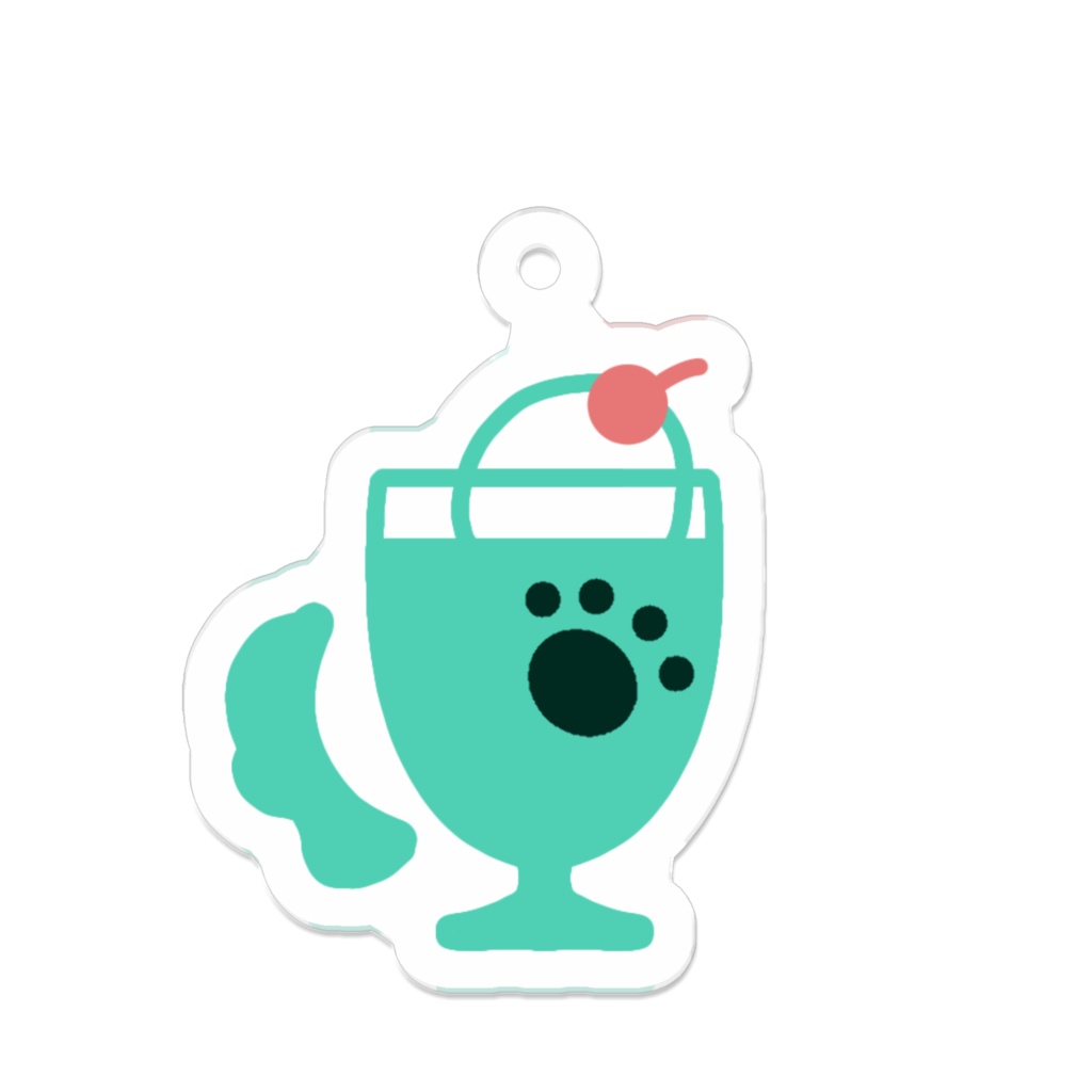 にゃもソーダアクキー