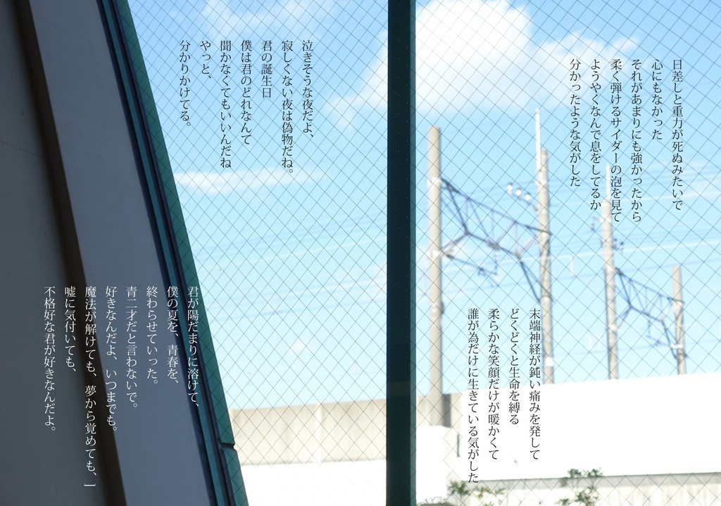 【詩集】「献身的の意味を履き違えている」