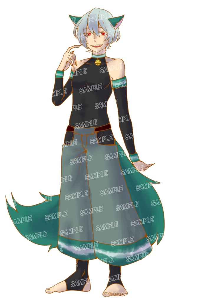 オリジナル立ち絵販売・けもみみ男子