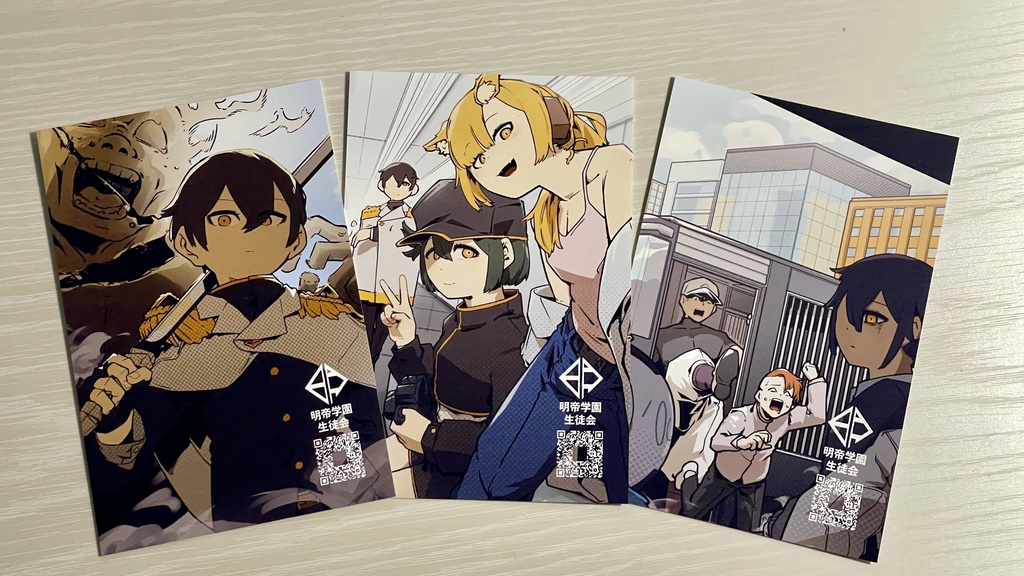 【セット販売】【明帝学園生徒会】「新聞同好会取材記録:XXXX/05/06」&「明帝学園生徒会 情報資料集」同梱セット