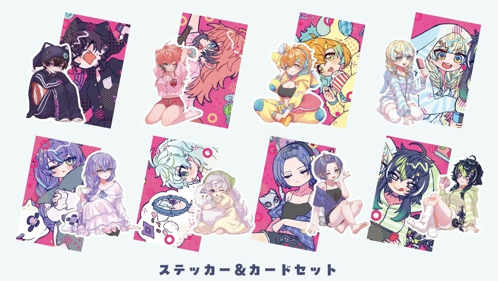 TSステッカー&カードセット