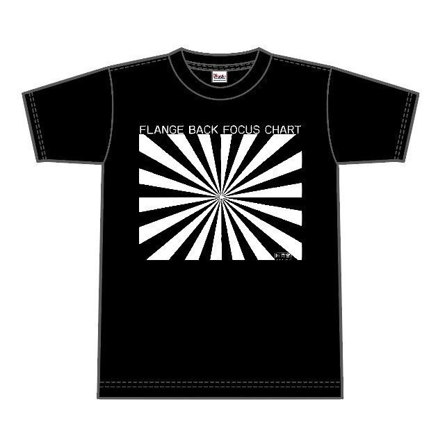 フランジバックチャートTシャツ