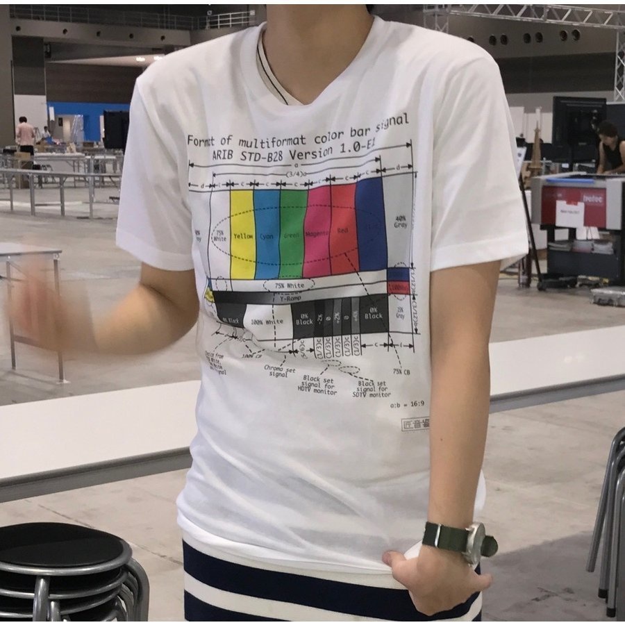 カラーバーTシャツ2024