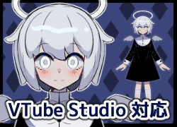 【VTubeStudio対応】白い天使少女
