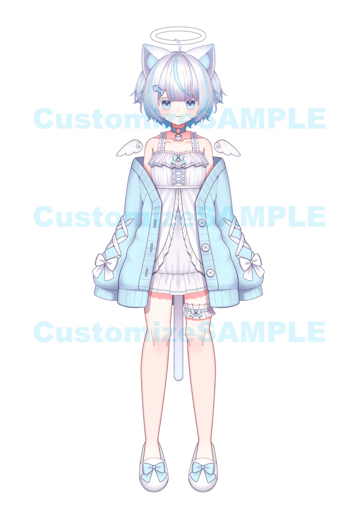 【汎用モデル】カスタム猫耳【VTS対応】