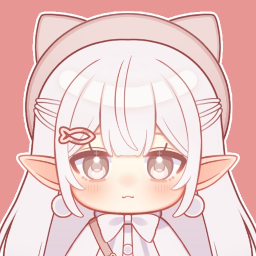 【汎用モデル】猫モチーフのエルフ耳の女の子【VTS・nizimaLive対応】