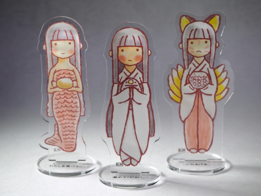 日本の妖怪少女シリーズ  アクリルキャラスタンド