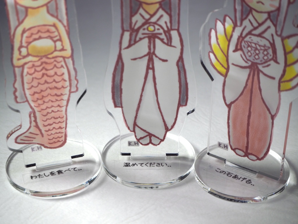 日本の妖怪少女シリーズ アクリルキャラスタンド