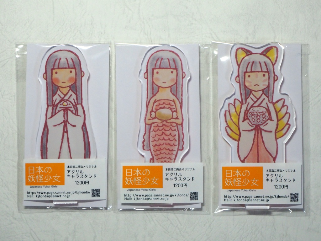 日本の妖怪少女シリーズ アクリルキャラスタンド