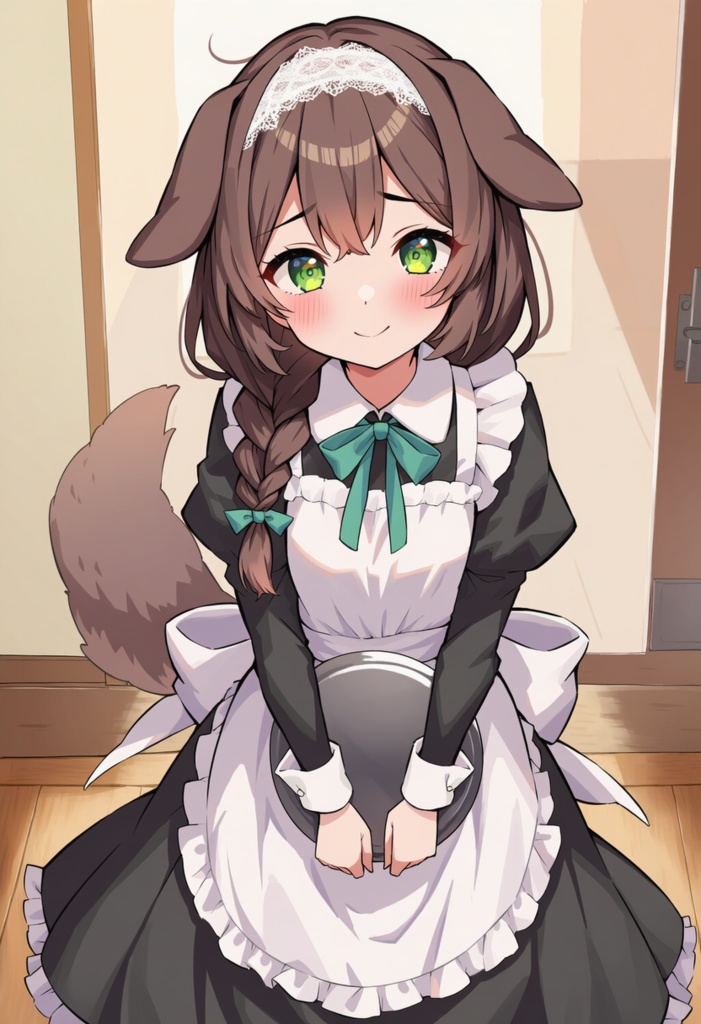 [snsアイコンで使える]喫茶店で働いている犬ちゃん