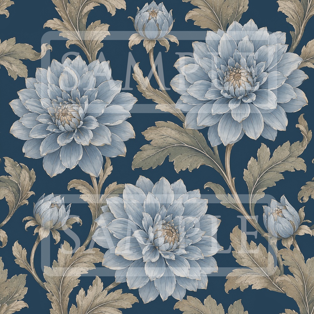 VintageBotanical デジタルペーパー