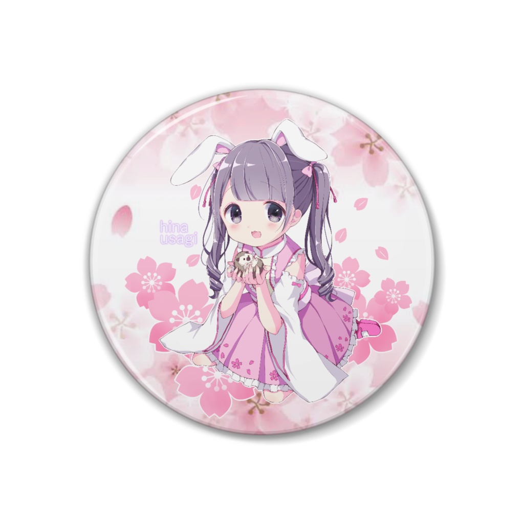 雛うさぎちゃん缶バッチ