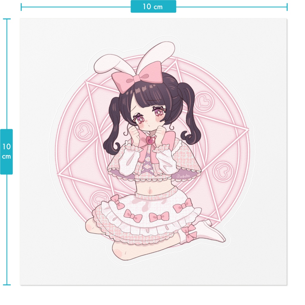 うさみみステッカー