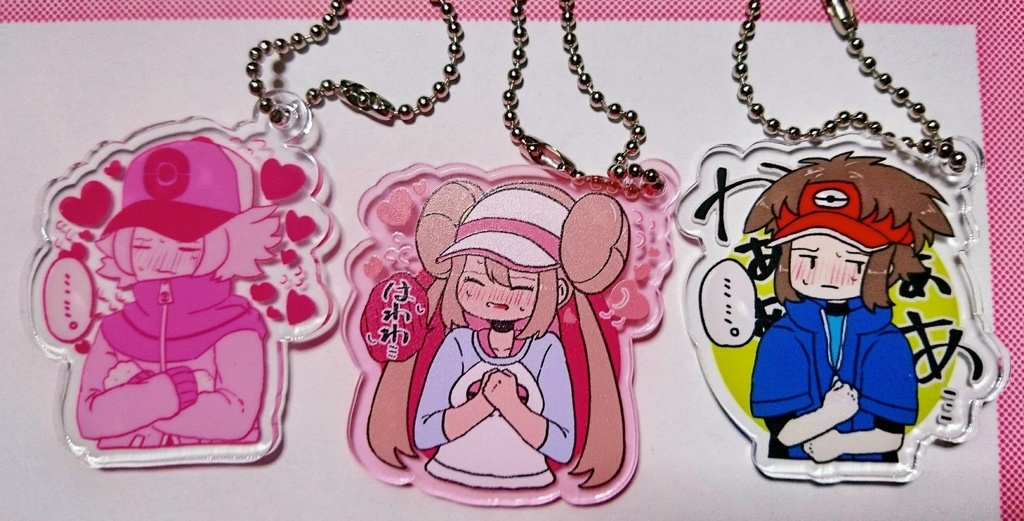 恥じらいアクキー