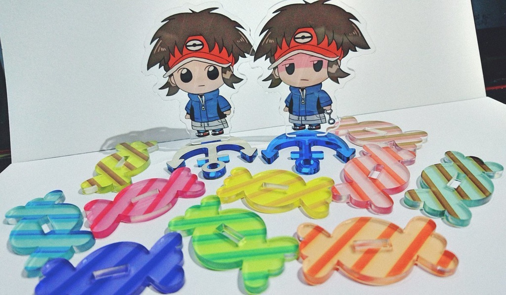 虚無へ~くん&ラクツくんアクリルスタンド