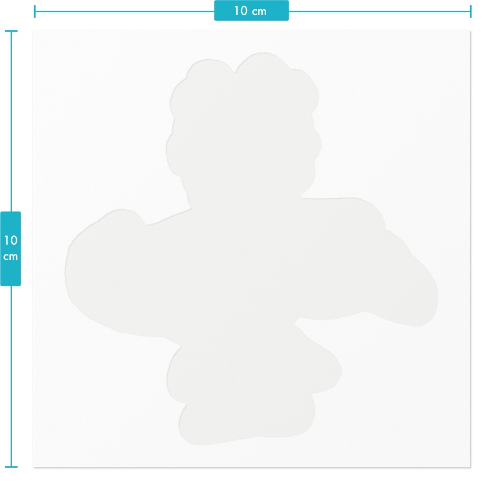 華金フェレット 白ステッカー