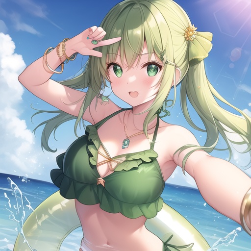 緑スライムちゃん