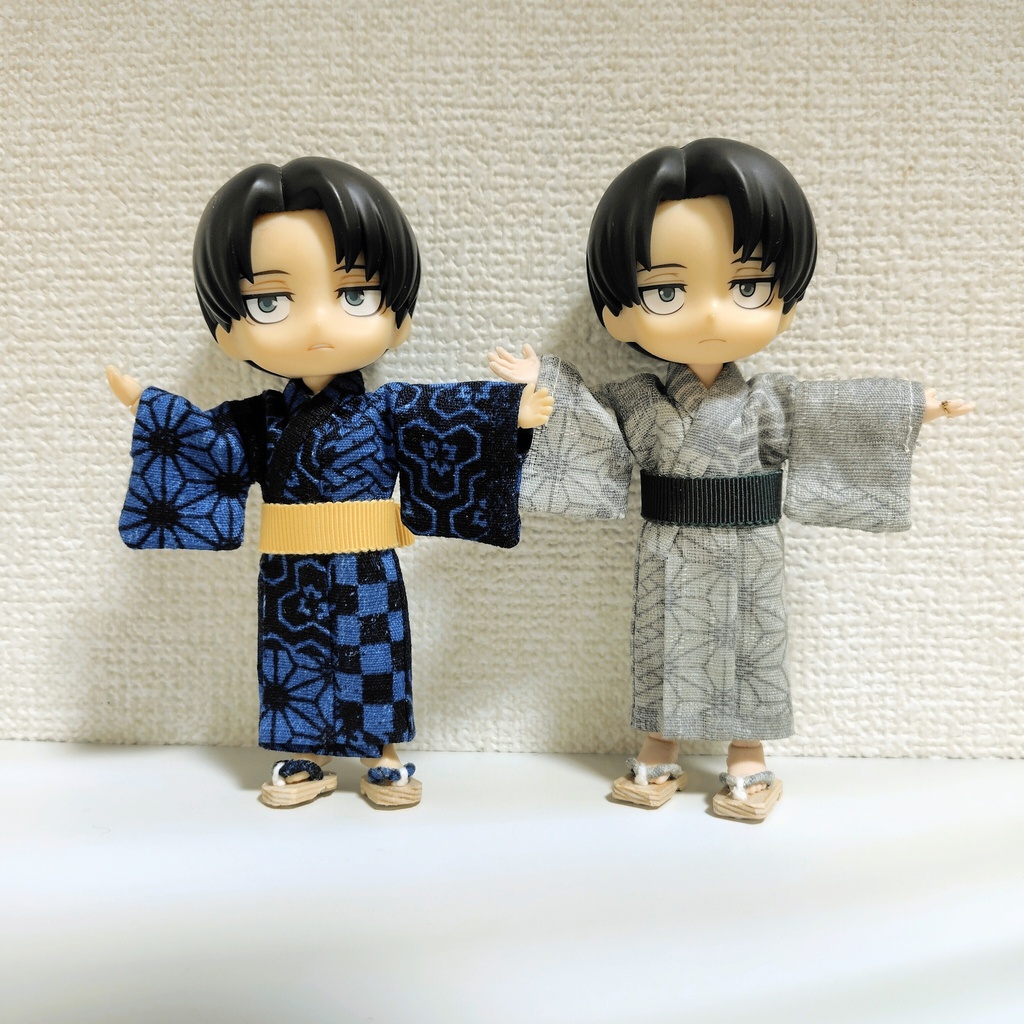 伝統和柄の浴衣・帯セット(通常身長メンズ用)