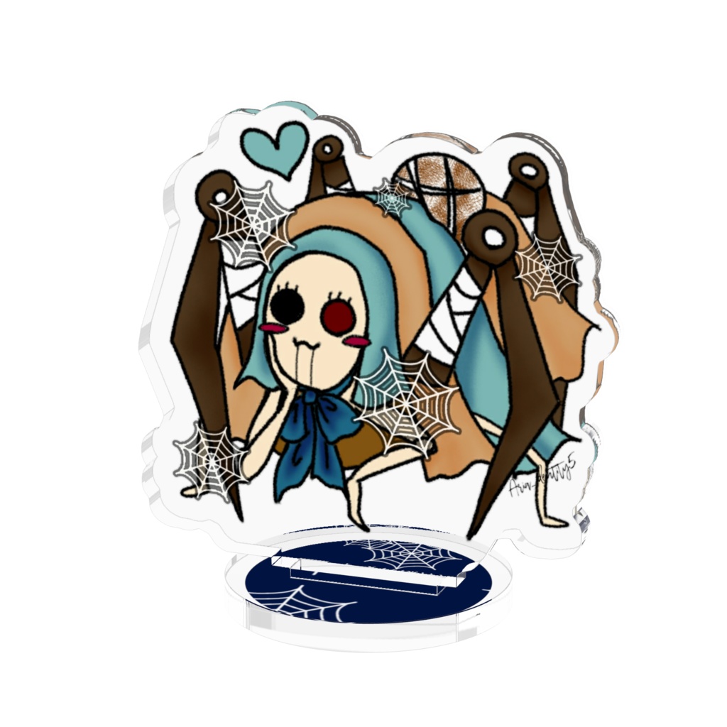 ヴィオ嬢の水色アクリルスタンドなのだ!^^