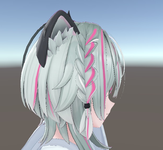 【キリサメ用】メッシュヘア(マスク)