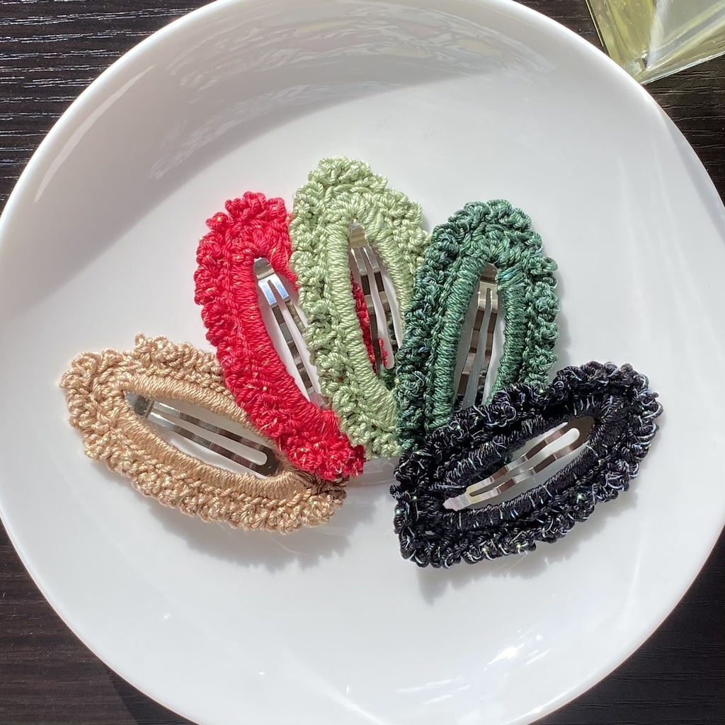 【単色×オーロラ】パッチンピン (受注生産)