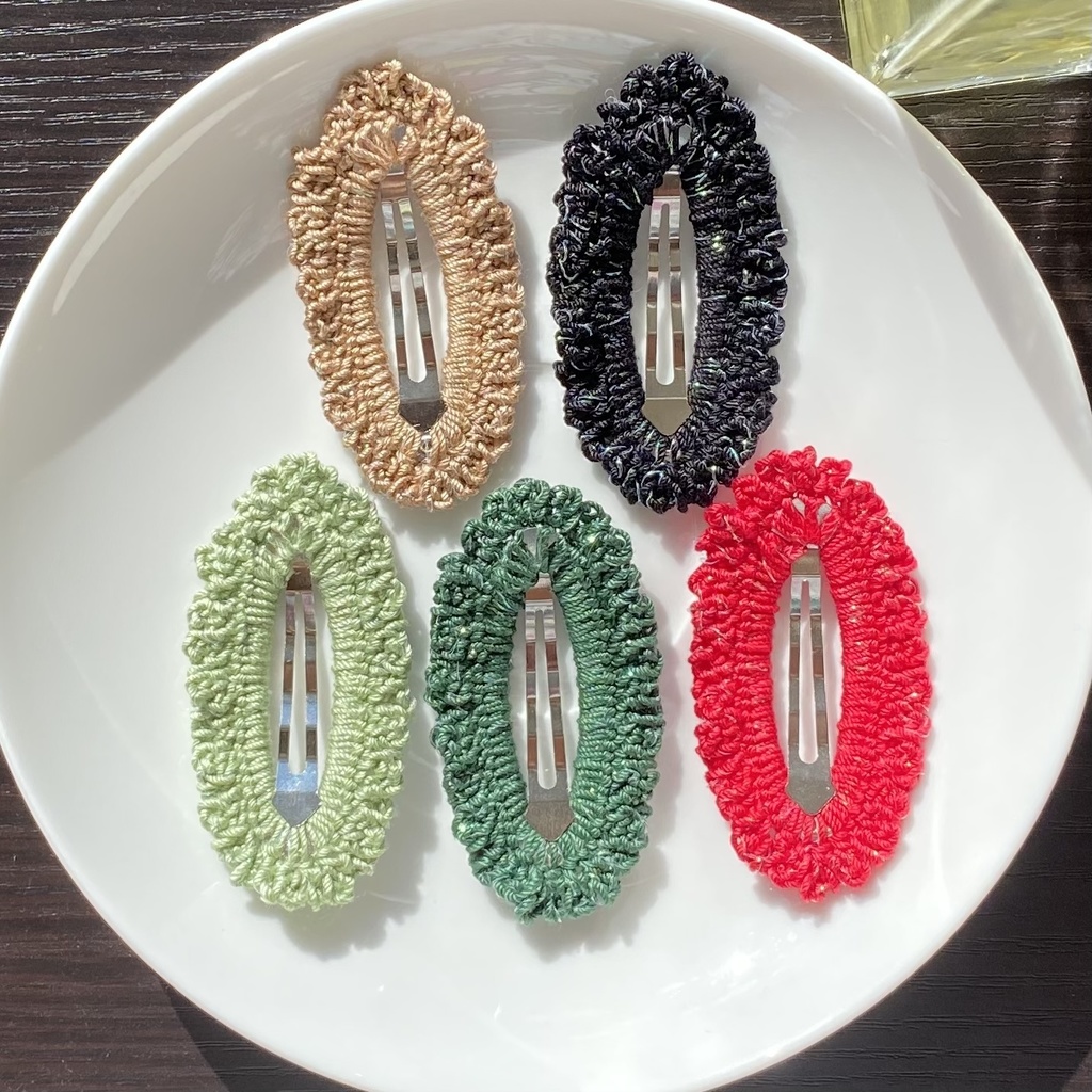 【単色×オーロラ】パッチンピン (受注生産)