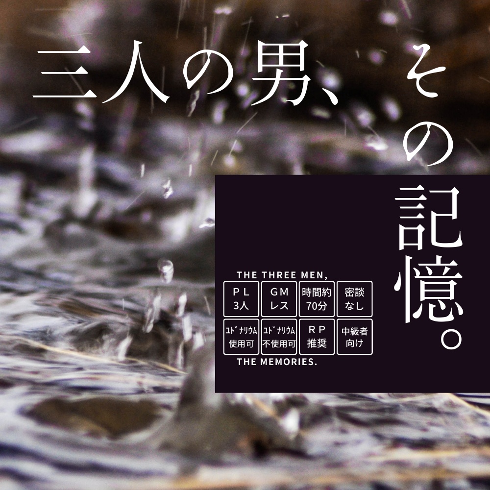 三人の男、その記憶。