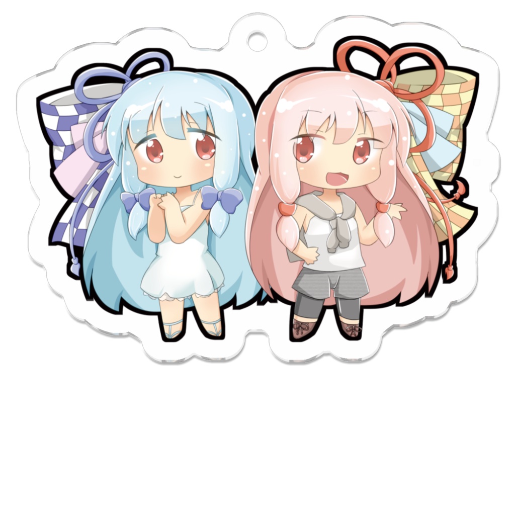デフォルメ琴葉姉妹キーホルダー(私服ver)