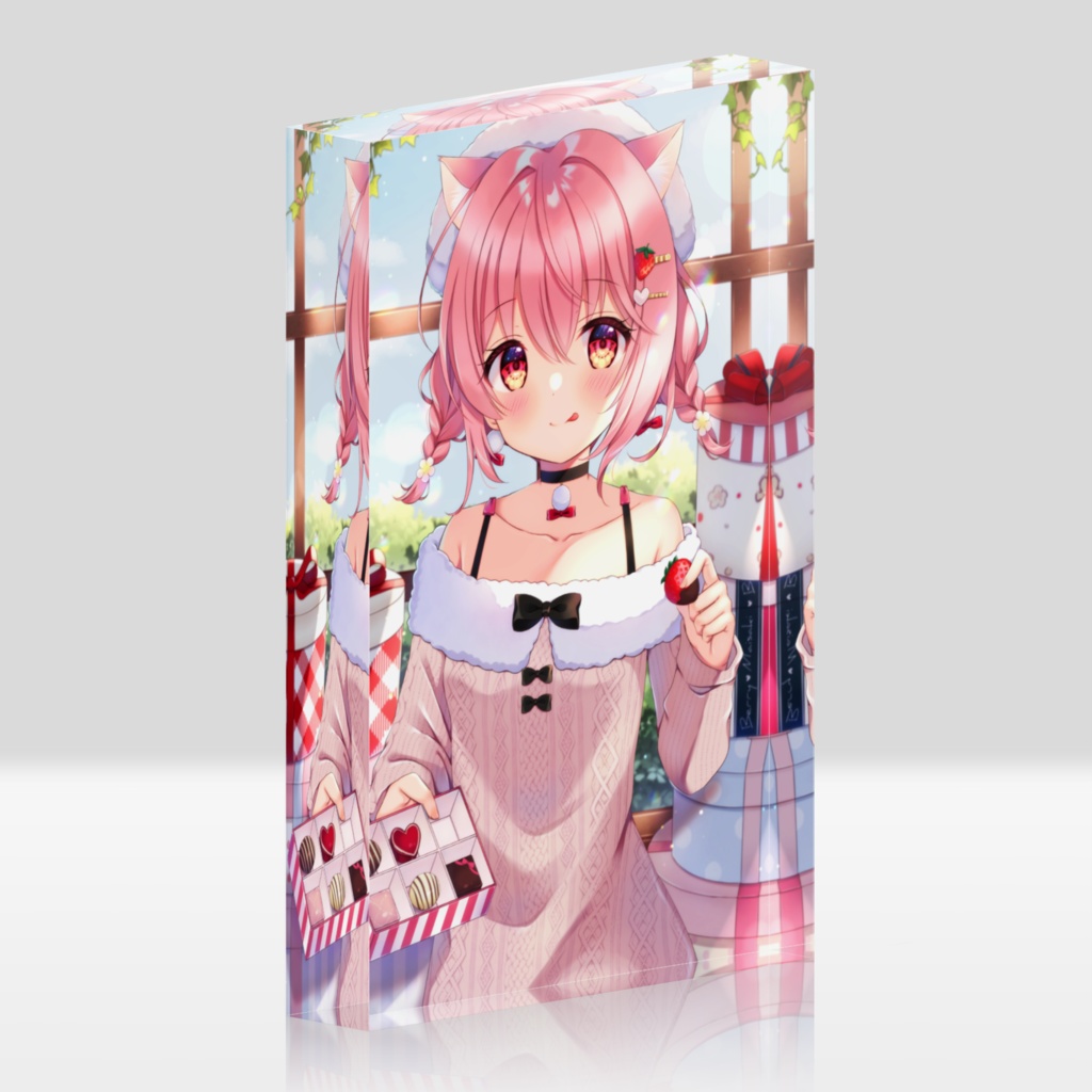 苺咲べりぃ1.5周年記念 アクリルブロック