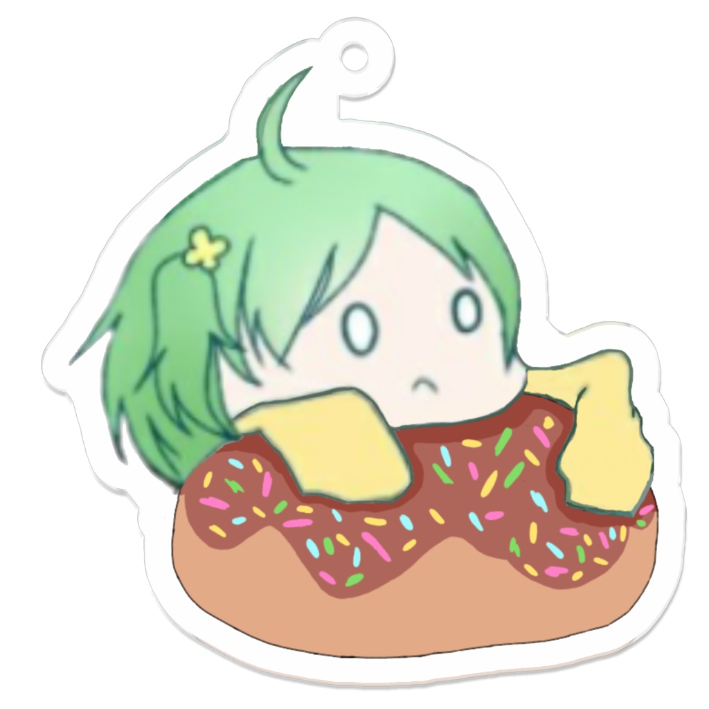 ミニモニチョコドーナツアクリルキーホルダー