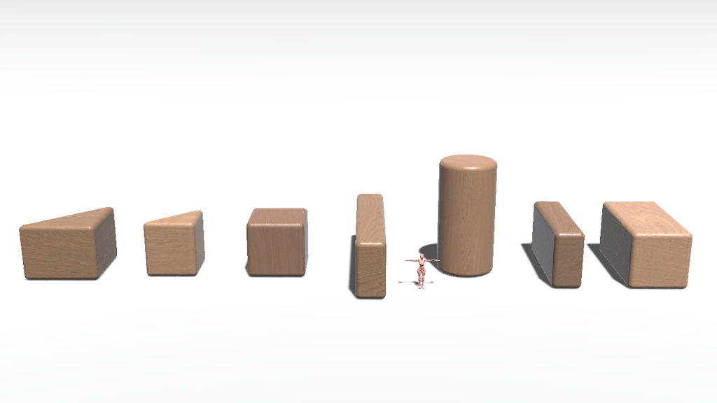 【最大50%OFF】【VRChat対応】超巨大積み木7種セット