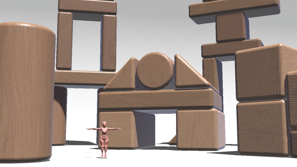 【最大50%OFF】【VRChat対応】超巨大積み木7種セット