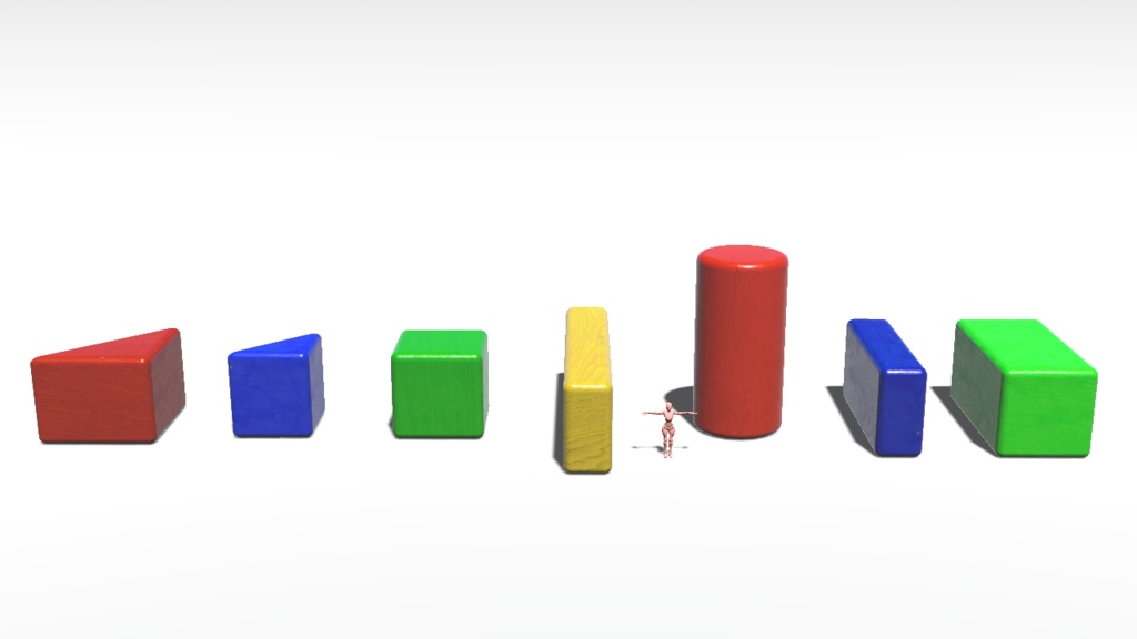 【最大50%OFF】【VRChat対応】超巨大積み木7種セット