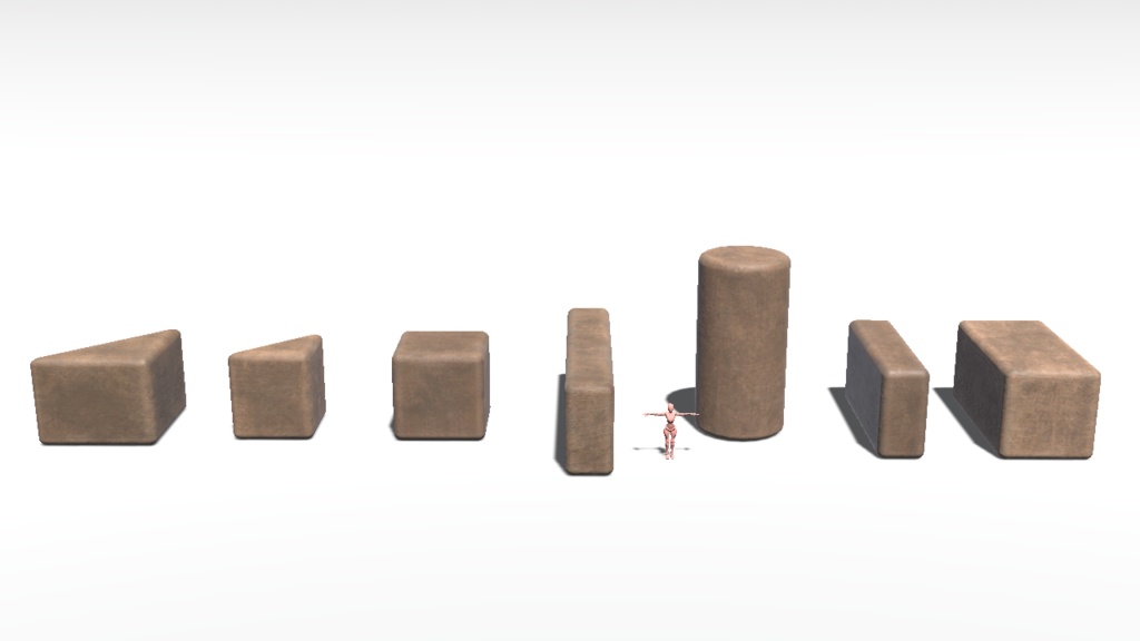 【最大50%OFF】【VRChat対応】超巨大積み木7種セット