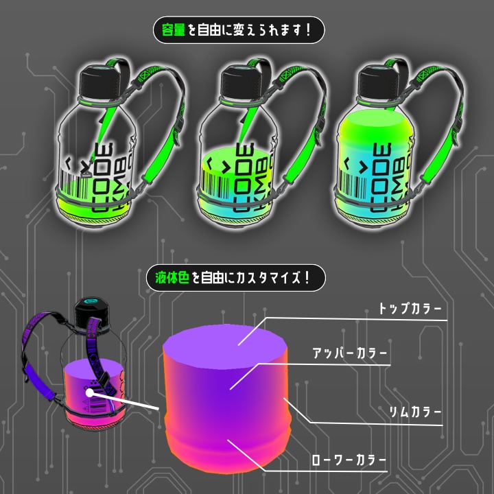 【VRChat対応】電脳科学リュック