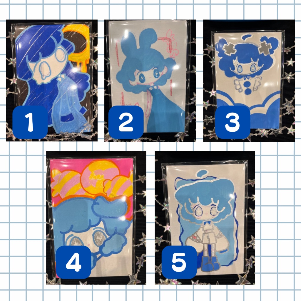 【限定】ミニキャンバスイラスト【nem仔】