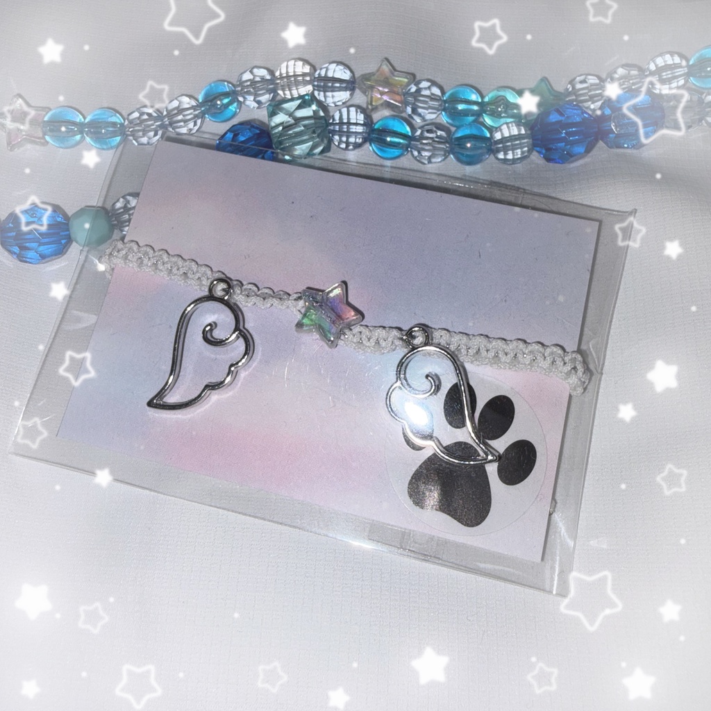 【nem仔ハンドメイド】調整可能ブレスレット