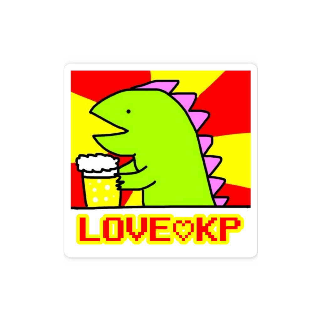 LOVE♡KPスマホステッカー