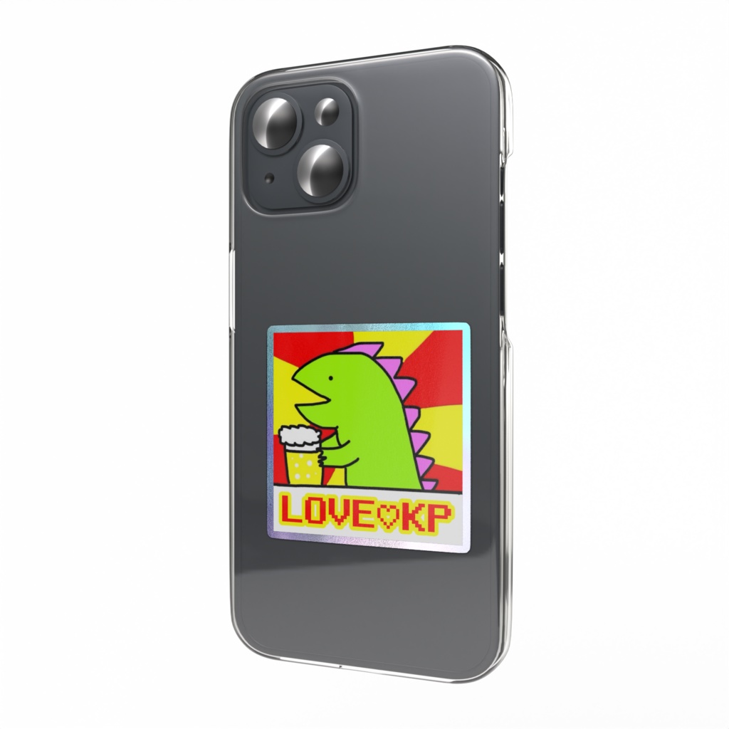 LOVE♡KPスマホステッカー(オーロラ)